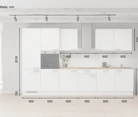 Meine Küche Küchen-Zeile 360 cm Planung 1 5