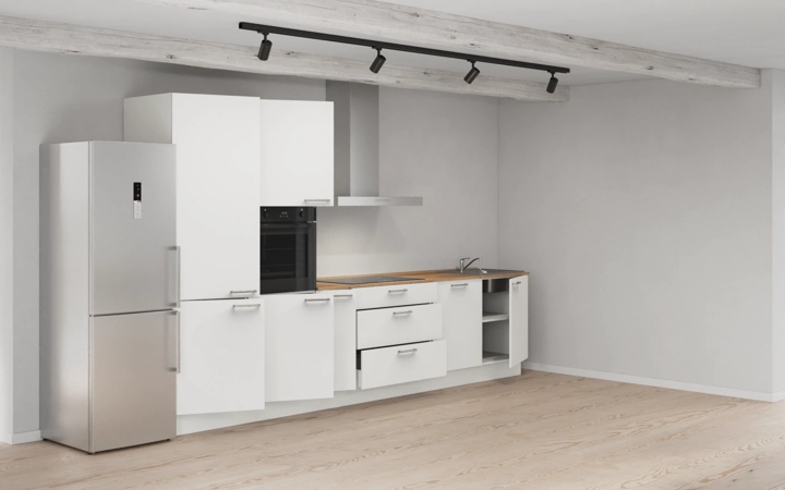 Meine Küche Küchen-Zeile 360 cm Planung 11 4