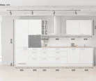 Meine Küche Küchen-Zeile 360 cm Planung 2 5