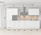 Meine Küche Küchen-Zeile 360 cm Planung 3 5