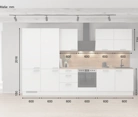 Meine Küche Küchen-Zeile 360 cm Planung 5 5