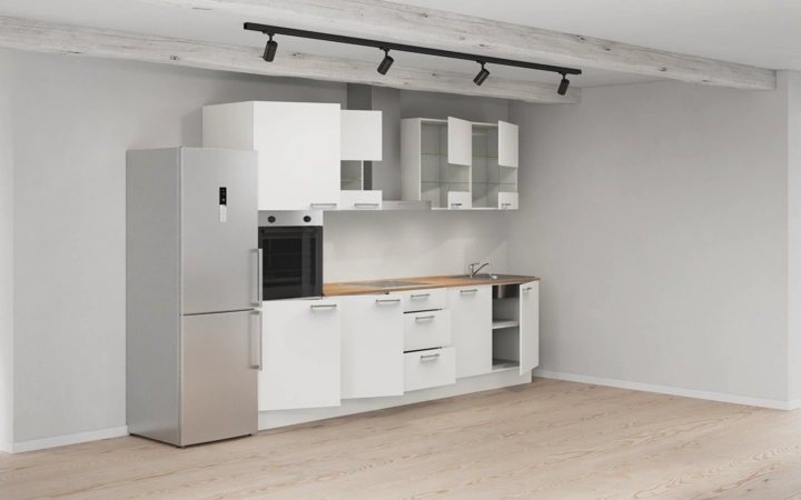 Meine Küche Küchen-Zeile 300 cm Planung 7 4