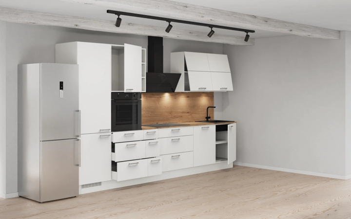 Meine Küche Küchen-Zeile 360 cm Planung 8 4