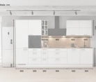 Meine Küche Küchen-Zeile 360 cm Planung 8 5